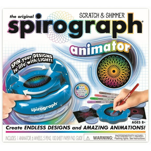 Spirograph Animator: Spin your spirographs to make them come to life!