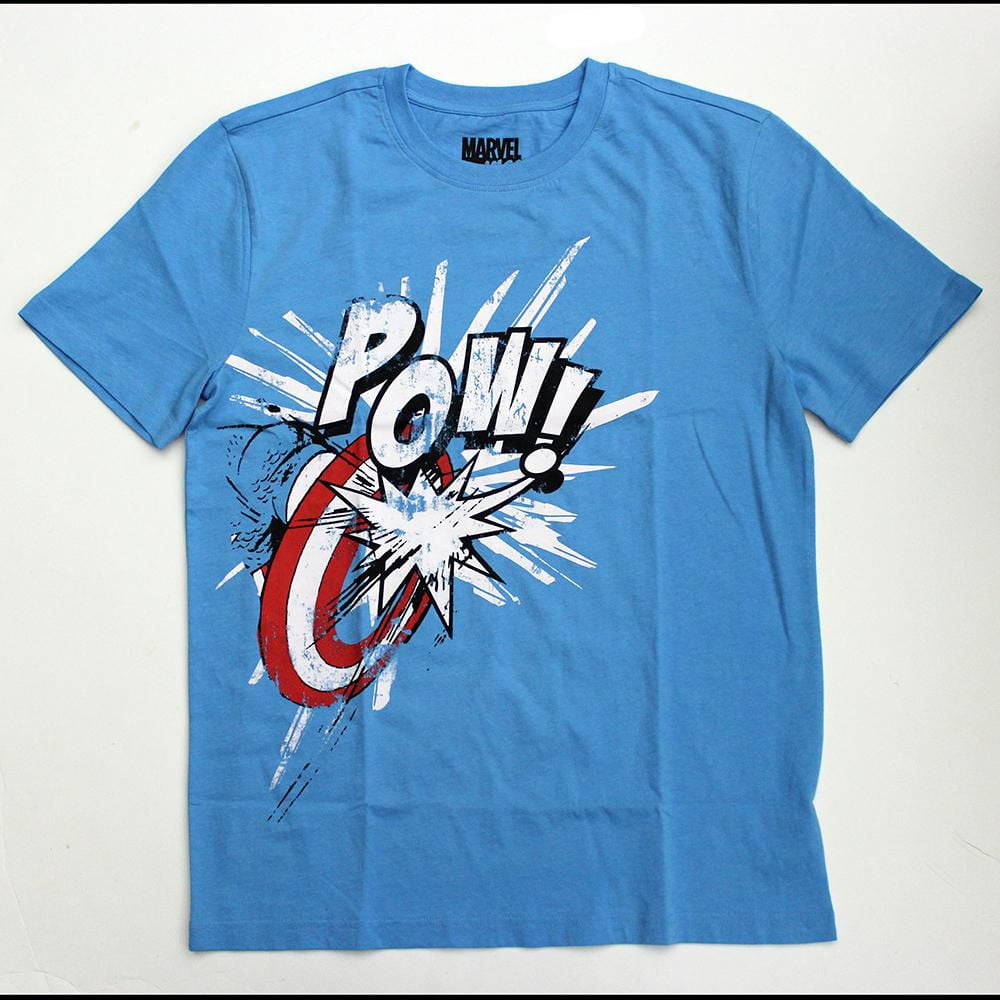 Men's license Captain America T shirt