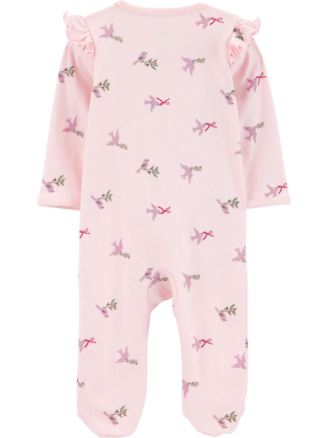 Carter's Child of Mine Baby Girl Sleep and Play Pink Birds