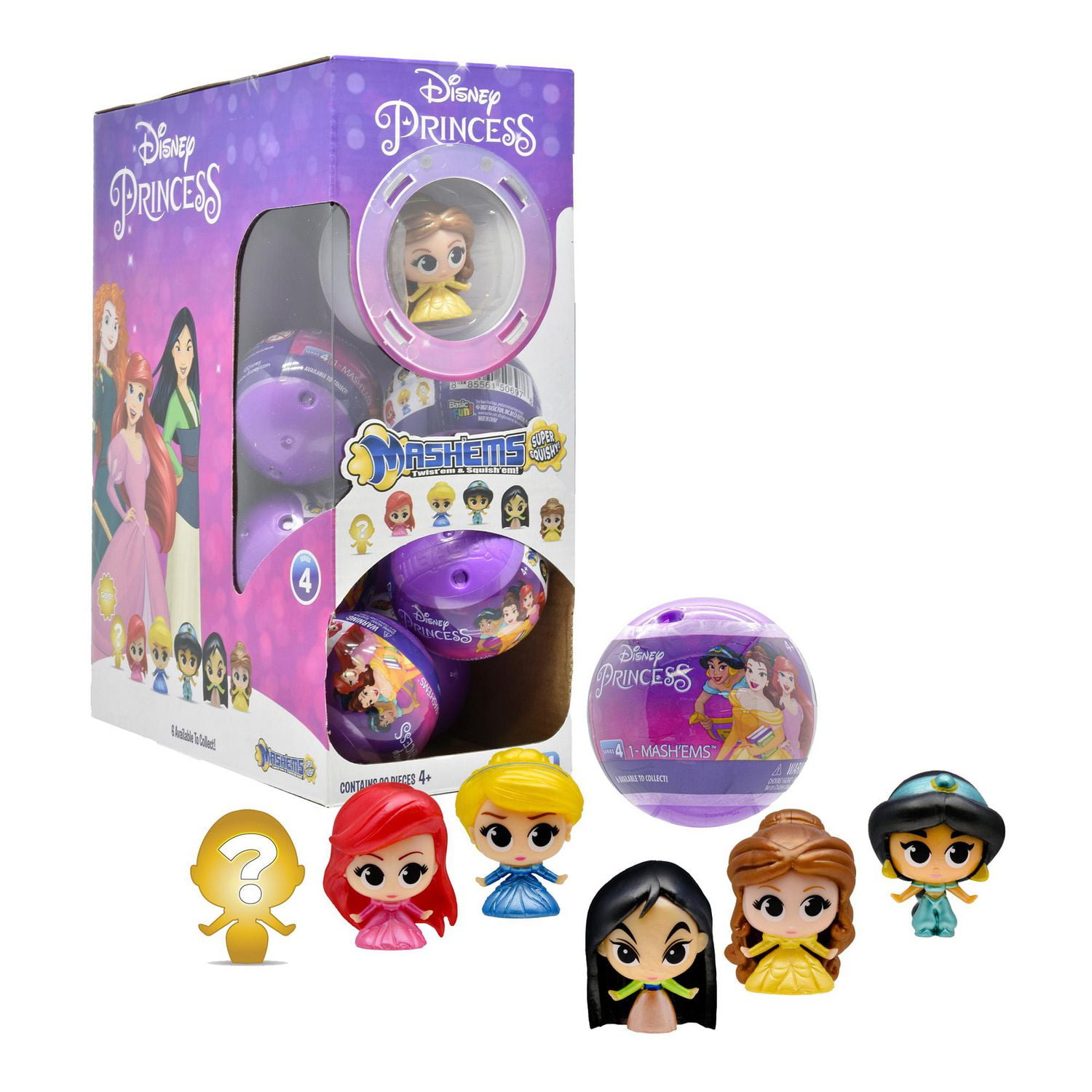 Mash'ems - Disney Princess - Sphere Capsule S4, Mash'ems Disney