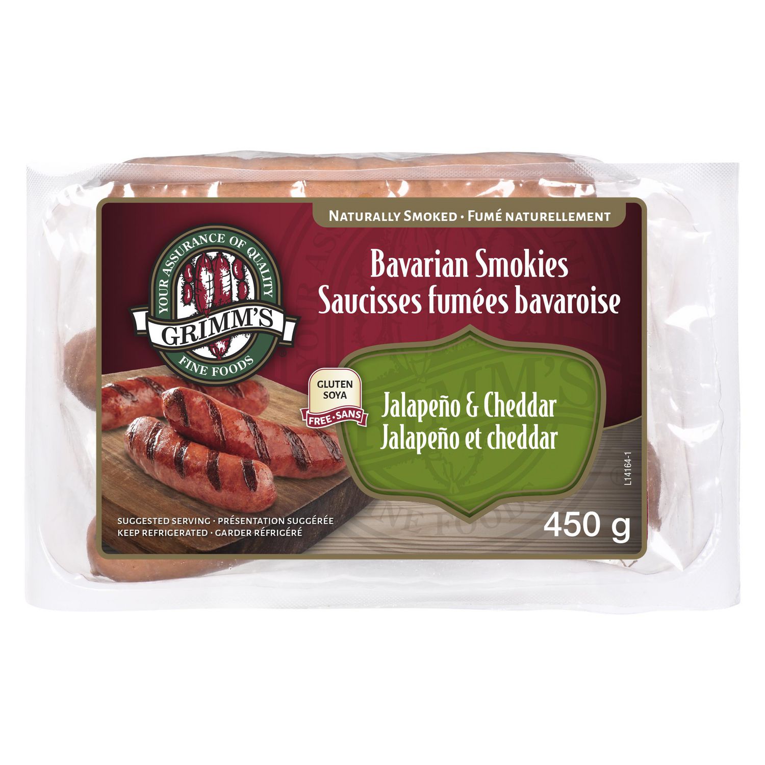 Grimm's Jalapeno & Cheddar Bavarian Smokies, 450 g