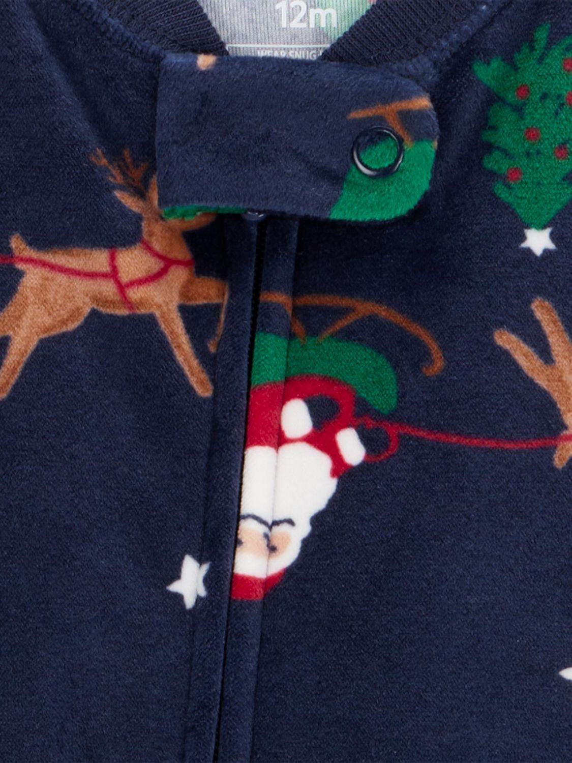 Carter's Child of Mine Toddler Boys' 1 Piece Pajama Set - Santa