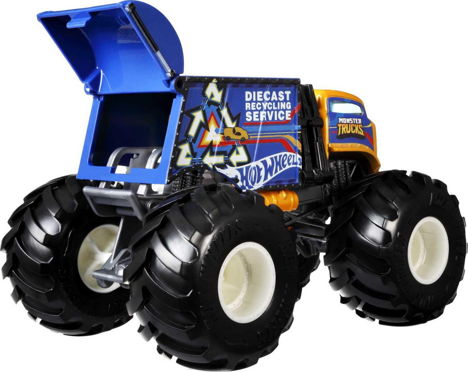 Hot Wheels Monster Trucks 1:24 Scale Will Trash it All