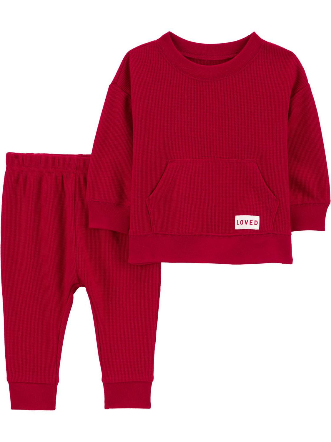 Carter's Child of Mine Infant Boy 2pc Set Red