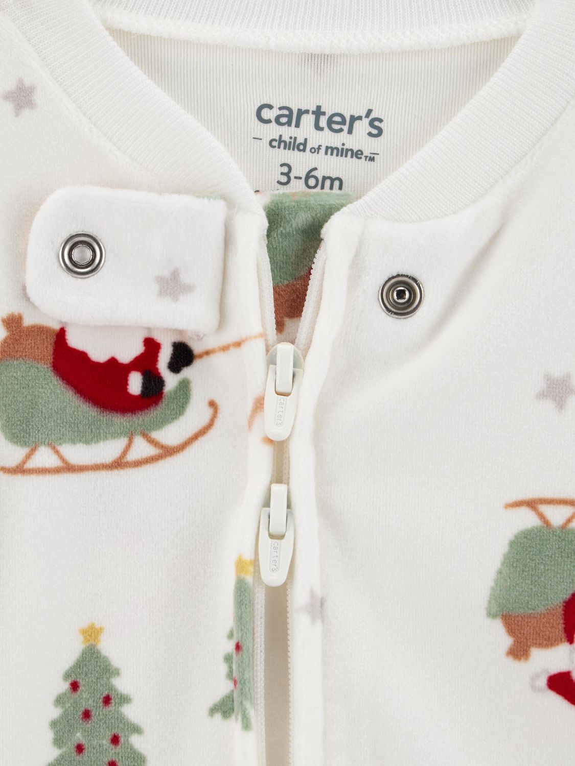 Carter's Child of Mine Baby Boy Sleep and Play Santa