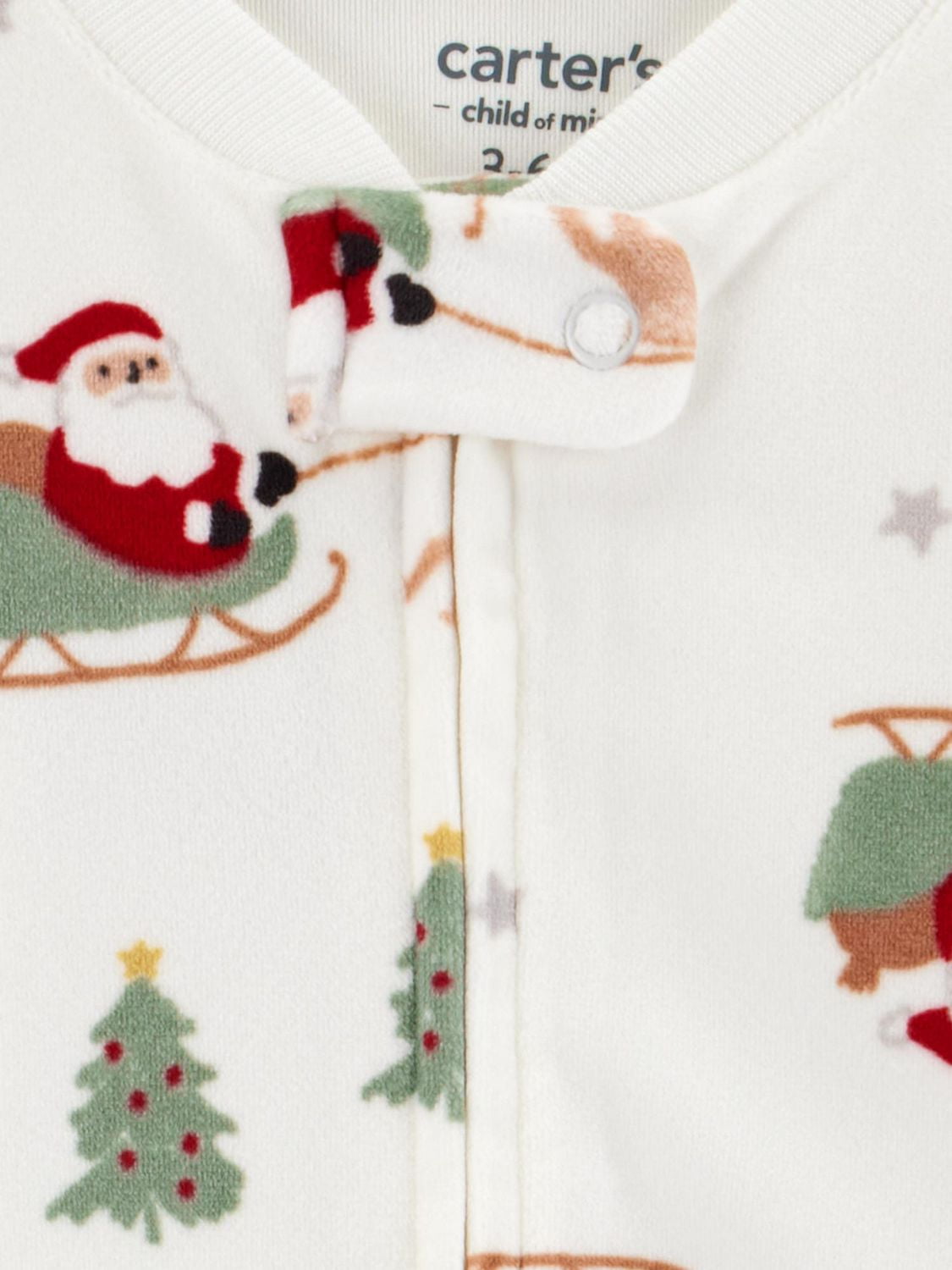 Carter's Child of Mine Baby Boy Sleep and Play Santa