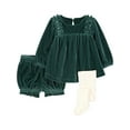 thumbnail image 1 of Ensemble 3 pièces pour bébé fille Carter's Child of Mine, vert, 1 of 4