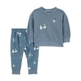 thumbnail image 1 of Carter's Child of Mine Baby Boy 2pc Set Blue, 1 of 4