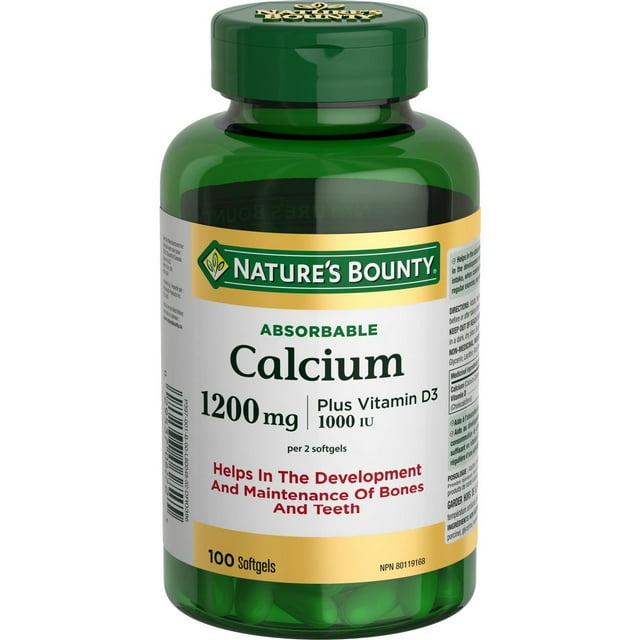 NATURE’S BOUNTY Calcium Plus Vitamin D3