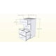 Cabinet filière 3 tiroirs Allure de Nexera – image 5 sur 5