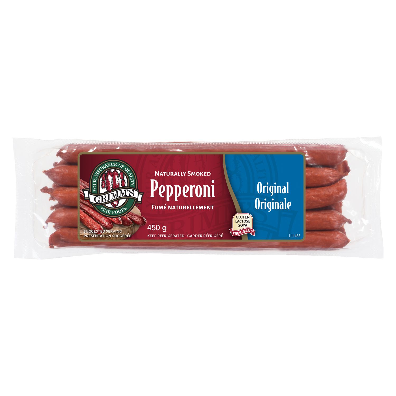 Grimm's Original Pepperoni Sticks, 450g