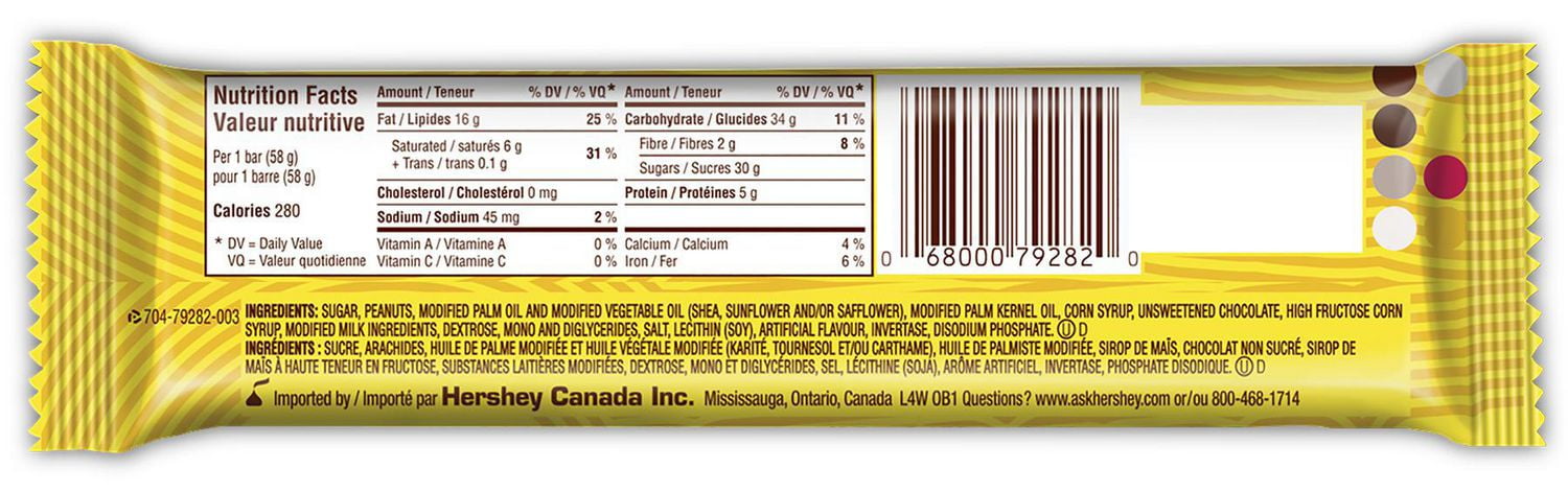 OH HENRY! Chocolatey Full Size Candy Bar, 58 g