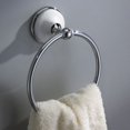 thumbnail image 2 of Chelsea Towel Ring - Chrome and Porcelain, 2 of 2