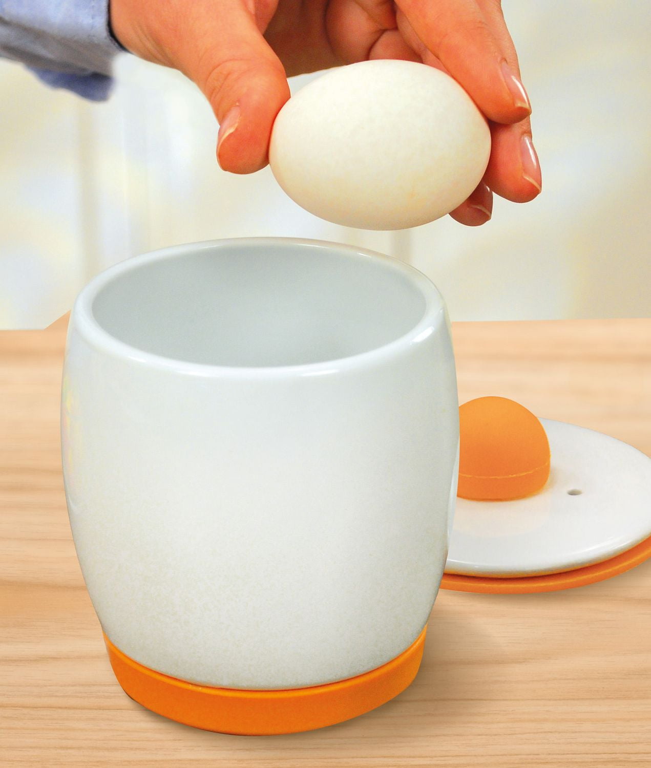 Egg tastic ceramic sale microwave egg cooker