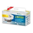 thumbnail image 2 of Zorbi Commode Liner Bags with Super Absorbent Pads, White, 12 Count, 2 of 3