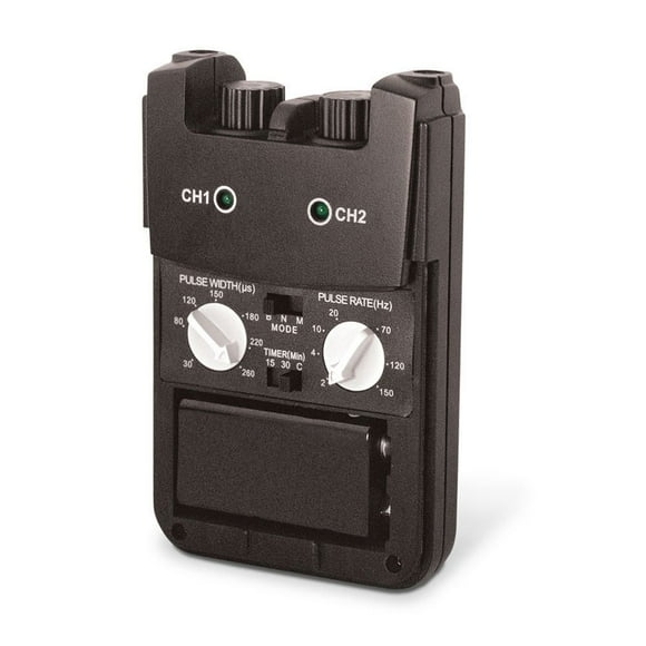 TENS, Appareil de physiothérapie, Neurostimulateur transcutané  Pulse™ de ProActive™ Dimensions: 8.9" x 2.2" x 7.9"