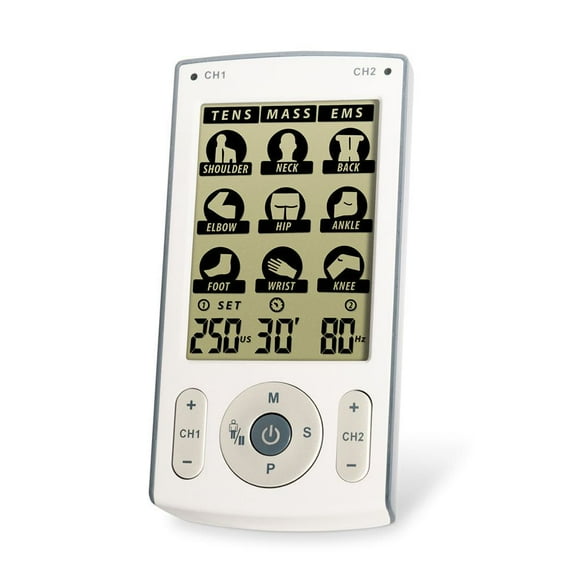 TENS, Appareil de physiothérapie 3-dans-1 Thera3™ de ProActive™ Dimensions: 4.9" x 2.6" x 1.6"