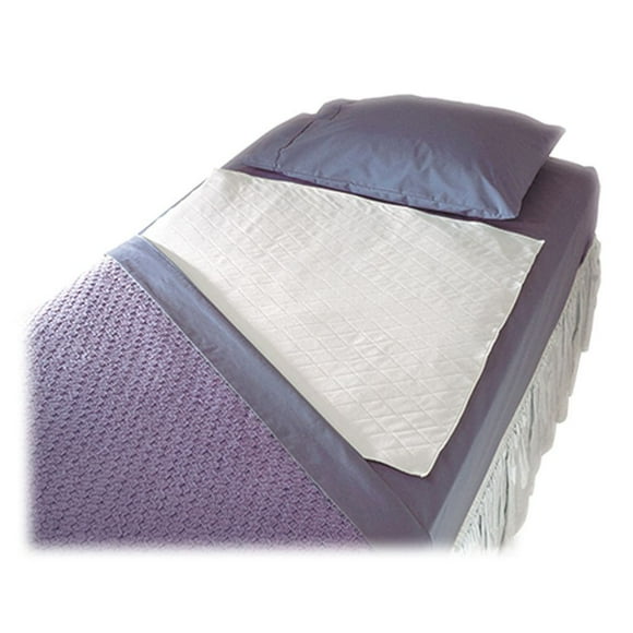 UltraBlok Reusable Incontinence Underpad For Bed + Furniture Protection, White, Medium 34" x 36", EA