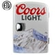 Coors Light Mini réfrigérateur 4 L, glacière portable 6 canettes, gris (4,2 quarts/4 litres) – image 1 sur 9