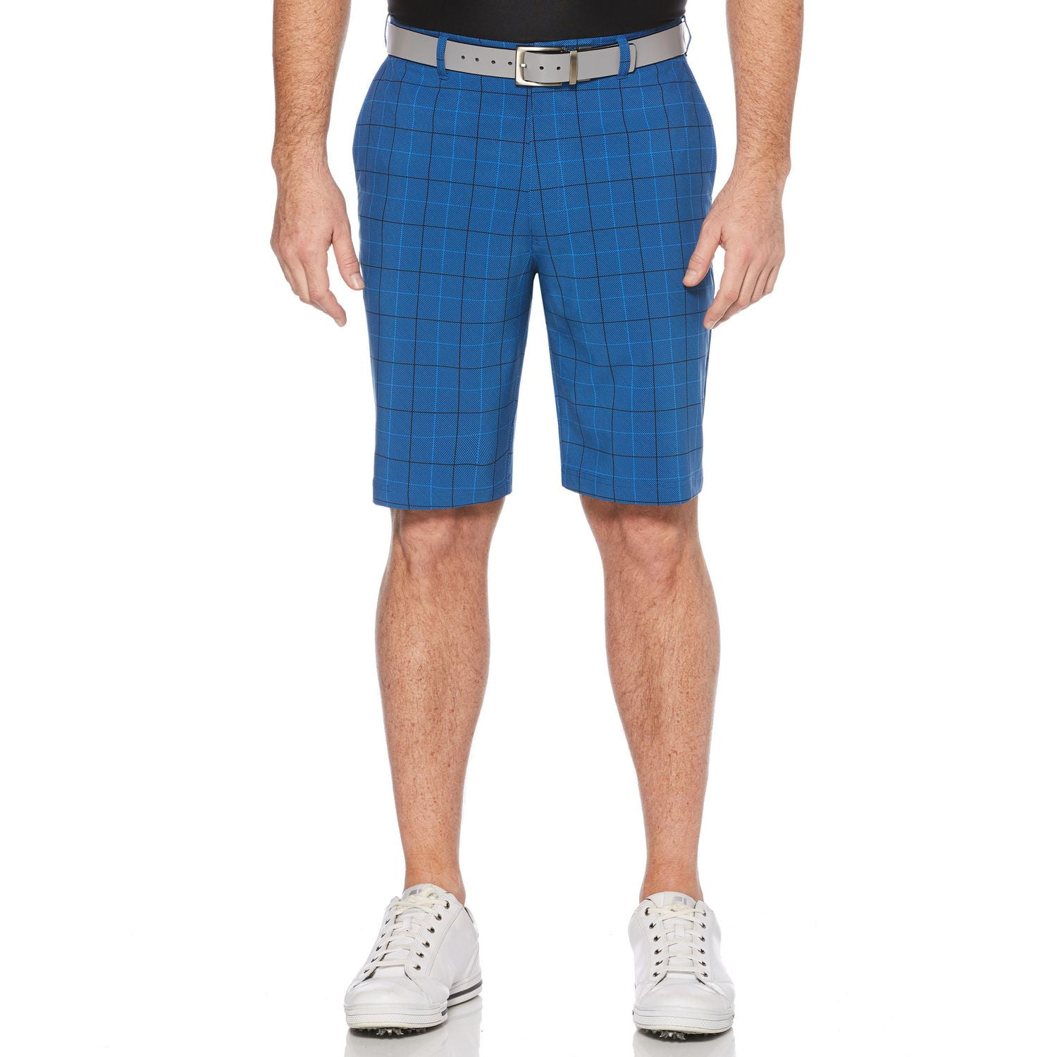 Ben Hogan Men's Performance Flat Front Twill Plaid ACTIVE Flex Shorts | Walmart Canada