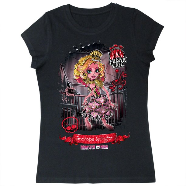 Monster High T-shirt à manches courtes pour filles Freak Chic
