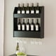 Porte-bouteille mural à tablette double de Prepac pour vins et spiritueux – image 1 sur 5