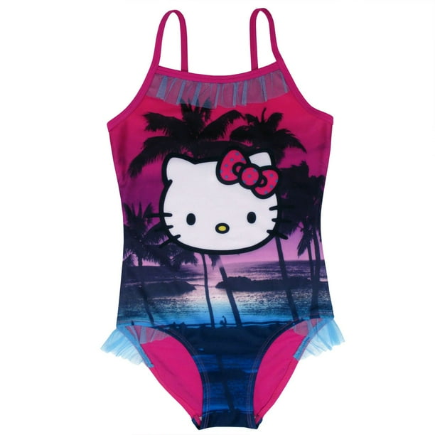 Hello Kitty Girls' 1-Piece Swimsuit - Walmart.ca