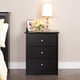 Prepac 23 in W x 29 in H x 16 in D Sonoma 3-Drawer Tall Nightstand - image 1 of 5