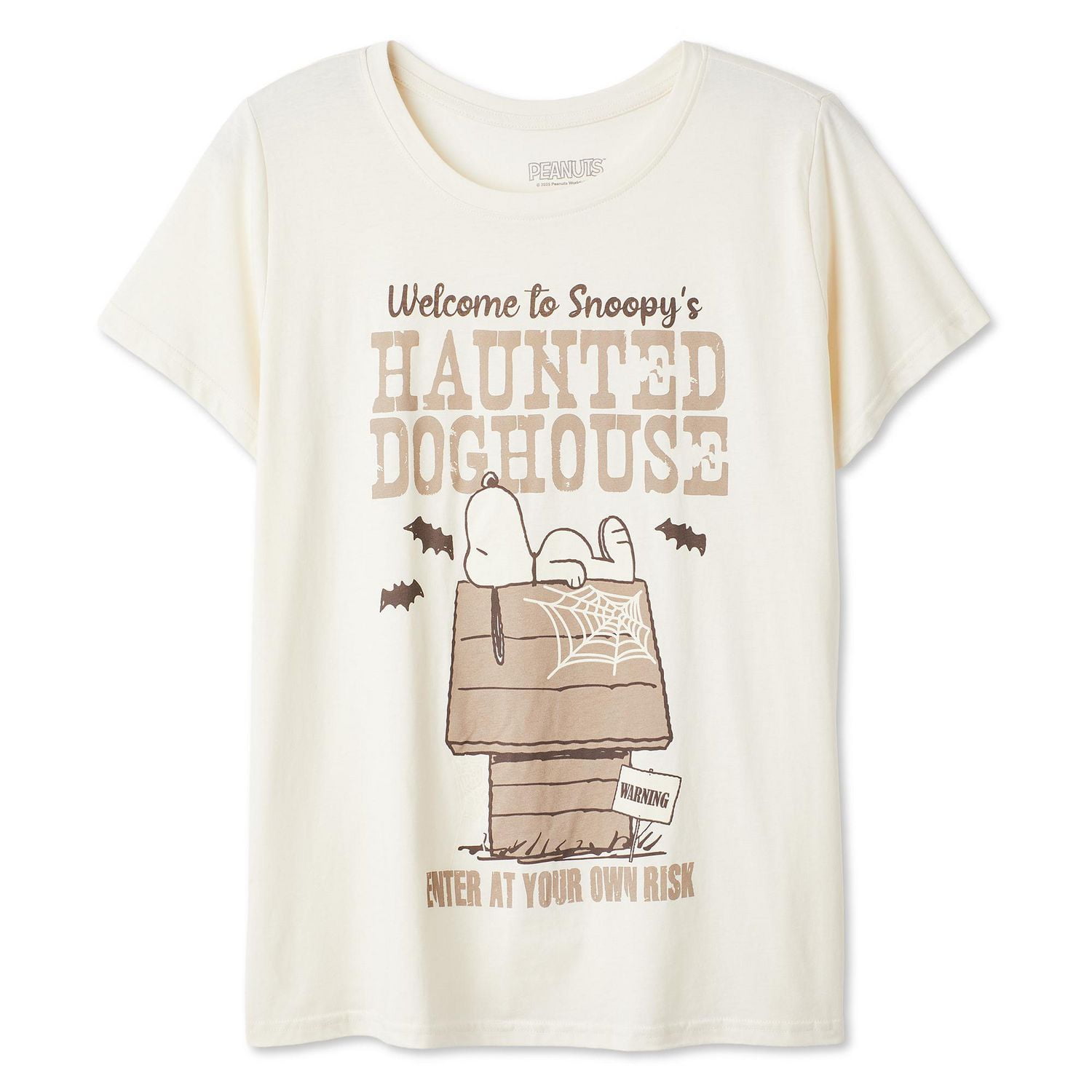 Peanuts Women's Plus Snoopy T-Shirt