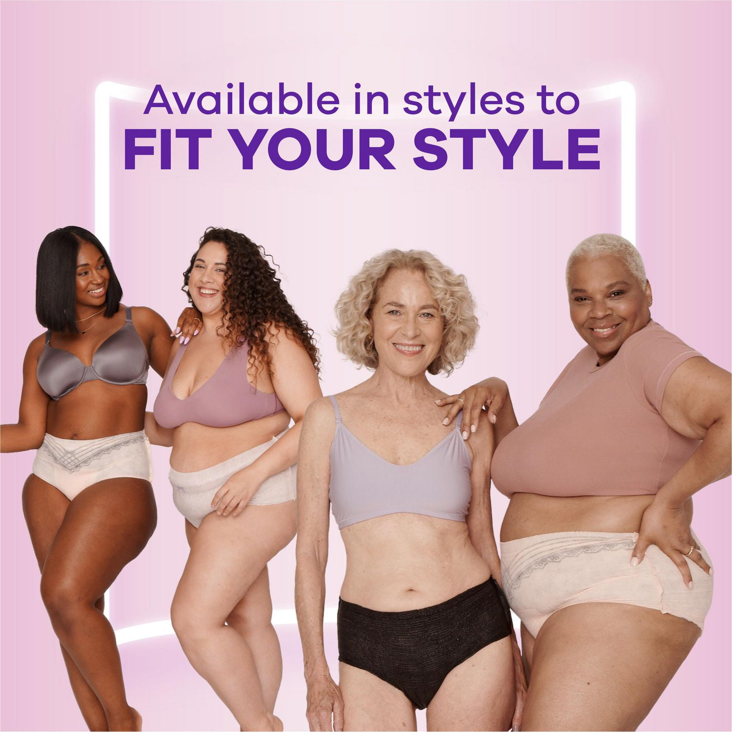 Always Discreet for Sensitive Skin Underwear, Four Times Skin Protection, Dermatologically Tested, Fragrance-Free, Maximum Absorbency L