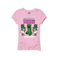 thumbnail image 1 of Ladies Minecraft Creeper Survival Mode T-Shirt, 1 of 2