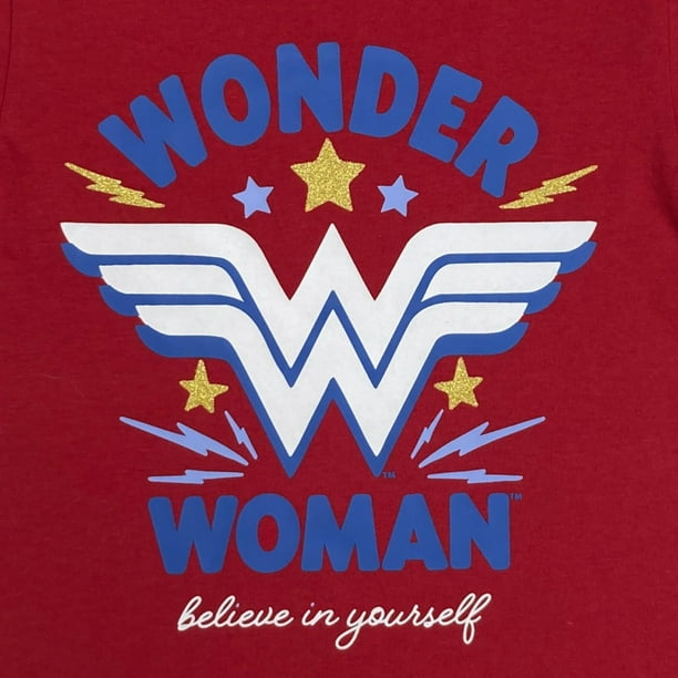 Wonder Women Girl's short sleeve tee shirt. 
