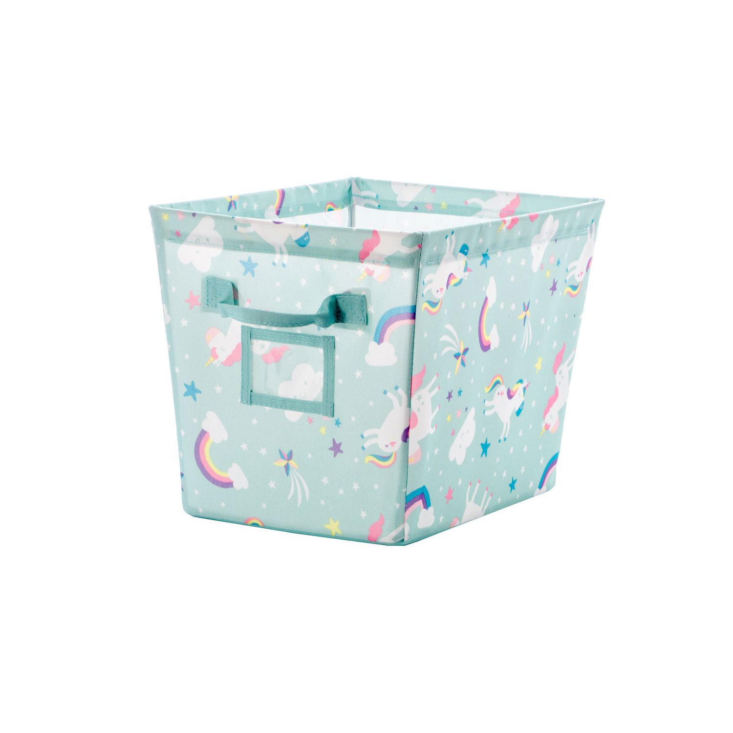 WERNNSAI Unicorn Cube Storage Bins - 2 Pack Fabric Foldable Storage Cubes  Organizer for Girls Kids 11 Inch Pink Decorative Storage Baskets with  Handles Home Closet Nursery Room Bedroom