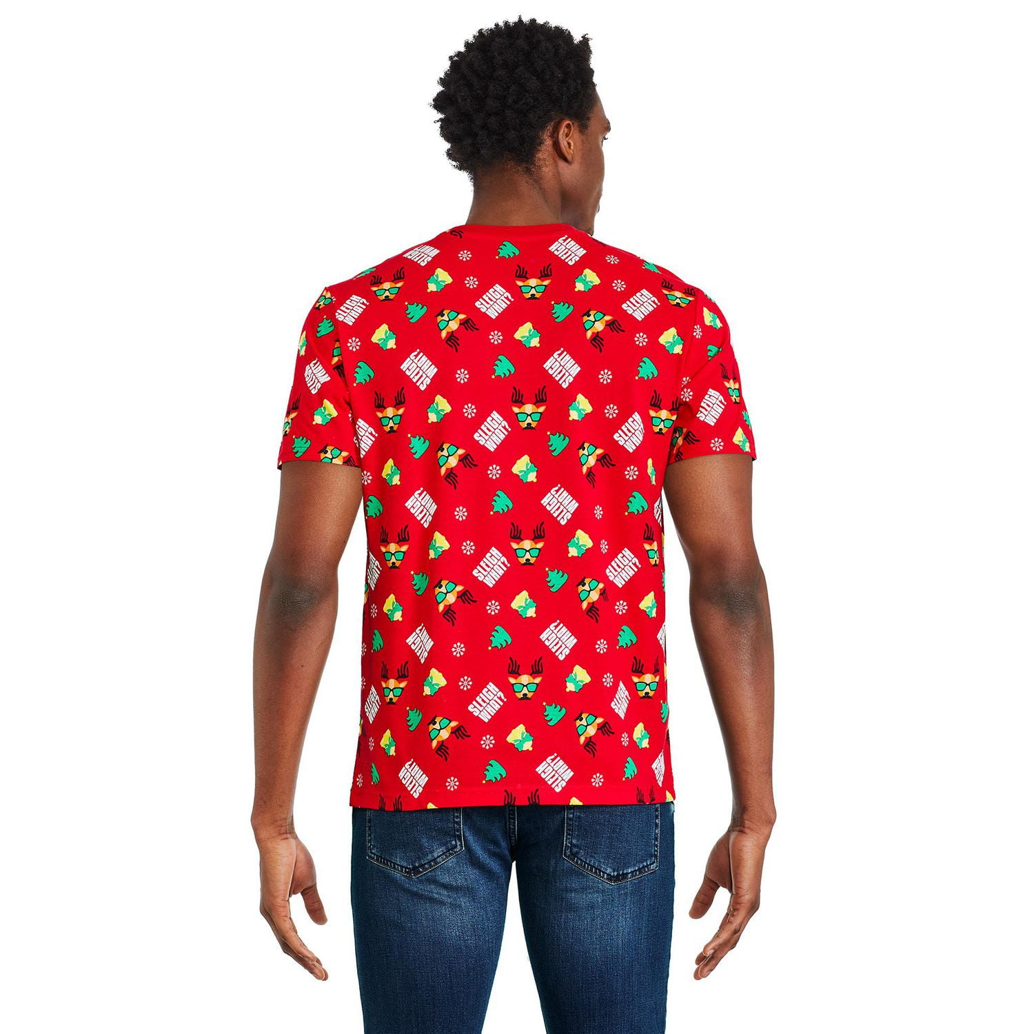 George Men's Printed Christmas Tee