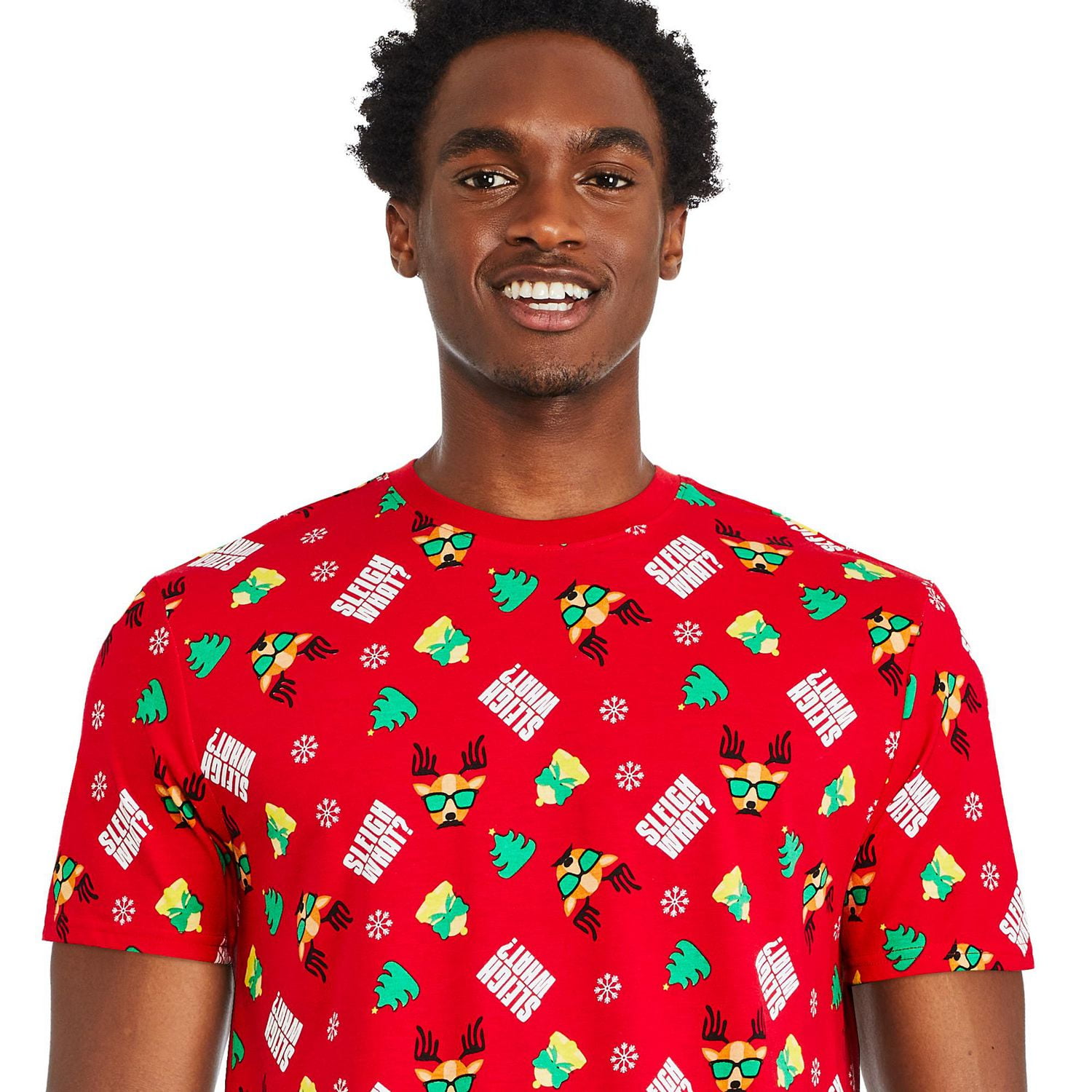 George Men's Printed Christmas Tee