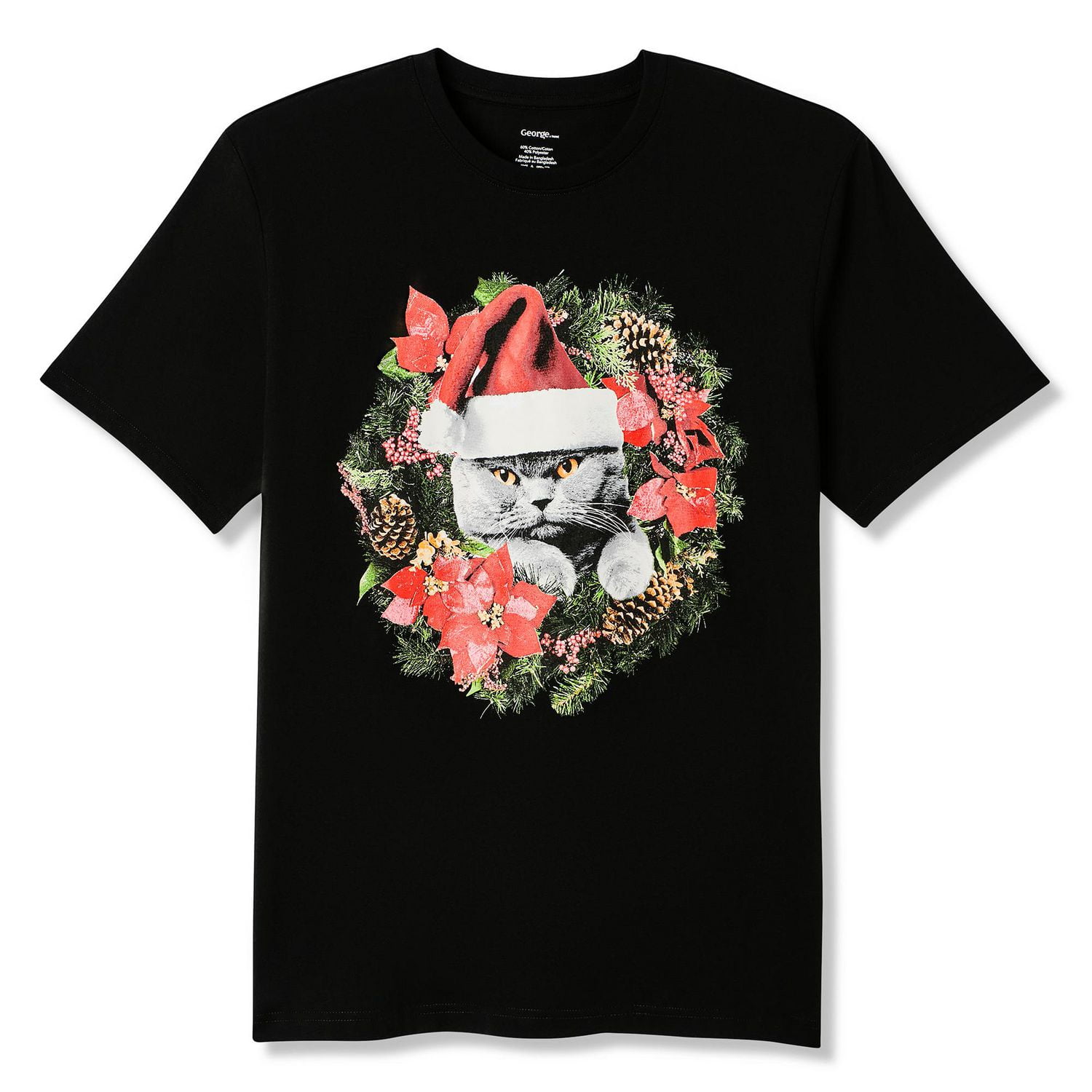 T-shirt de Noël George pour hommes