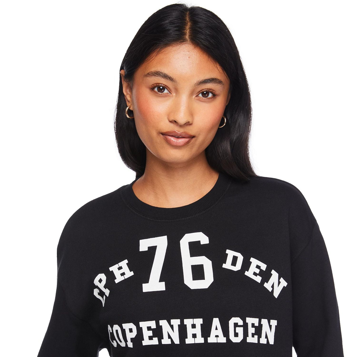 Chandail en molleton écourté No Boundaries pour femmes Tailles TP–TTG