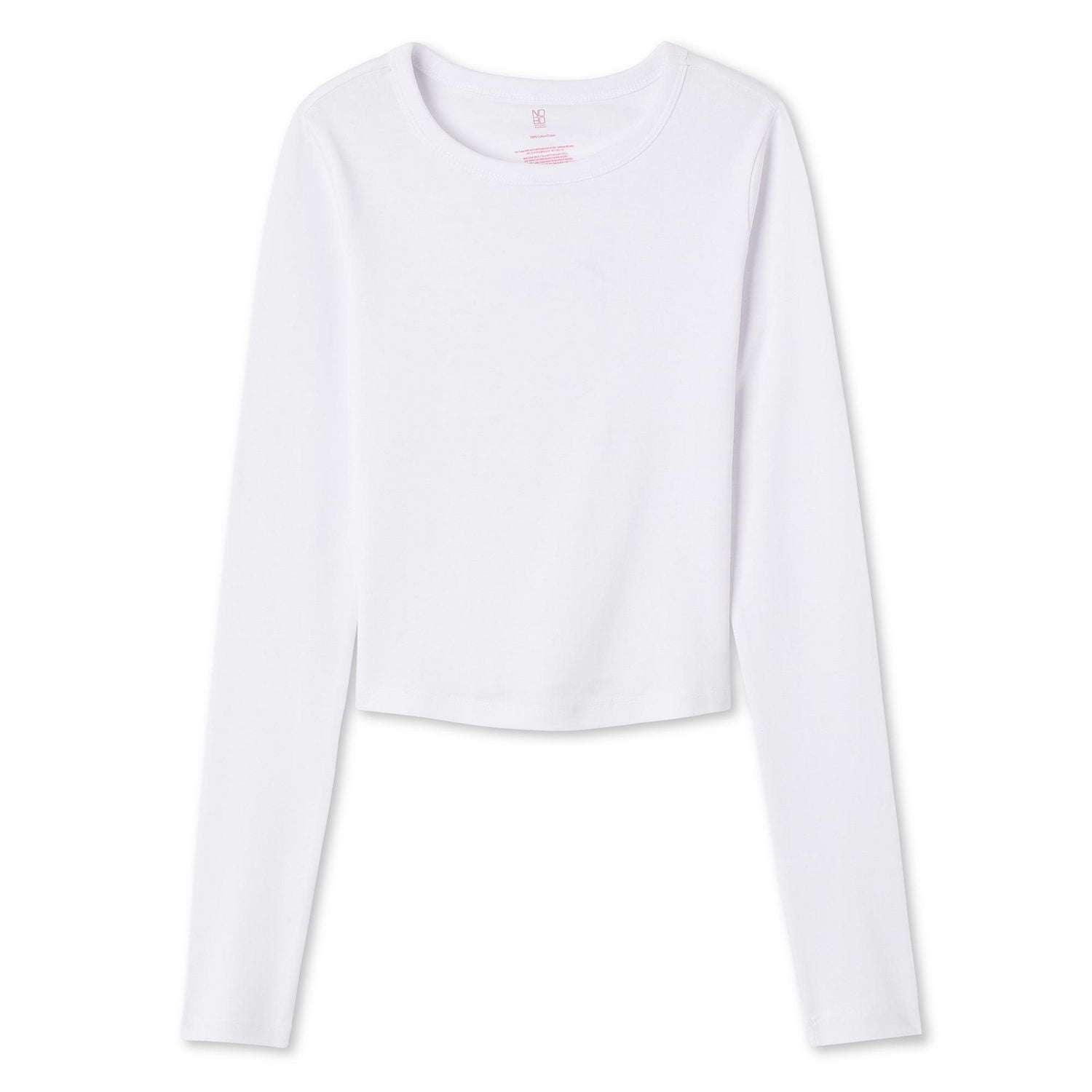 T-shirt bébé à manches longues No Boundaries pour femmes Tailles TP–TTG