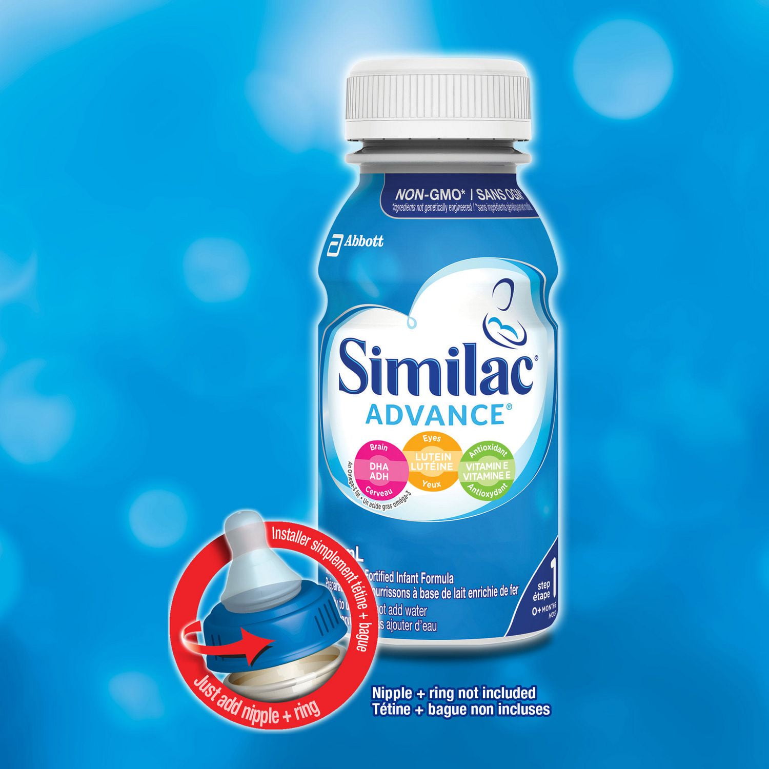 Similac Advance Step 1 Ready To Use Baby Formula 6 x 235 mL