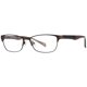 Monture de lunettes AV50S d'AV Studio pour femmes en brun foncé semi-mat – image 1 sur 1
