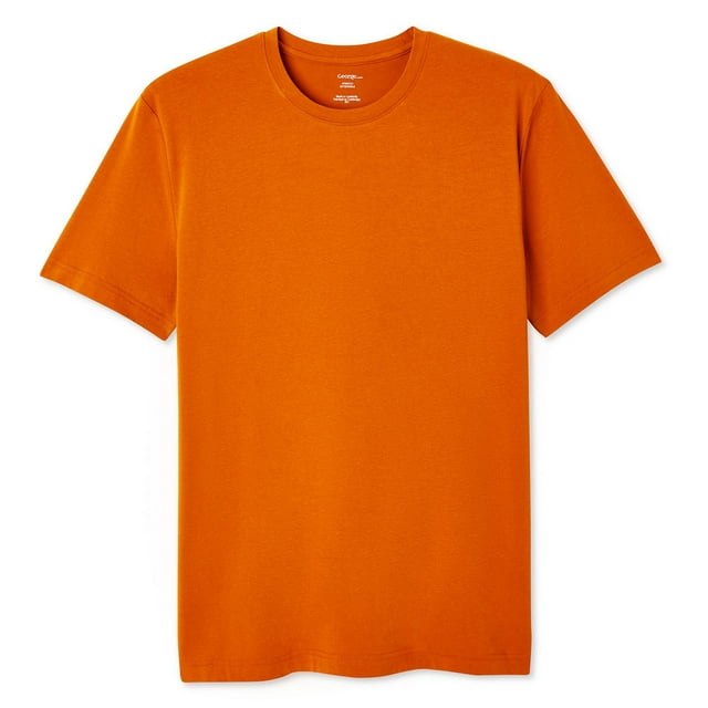 George Men's Short Sleeve Crew Neckline Stretch Tee
