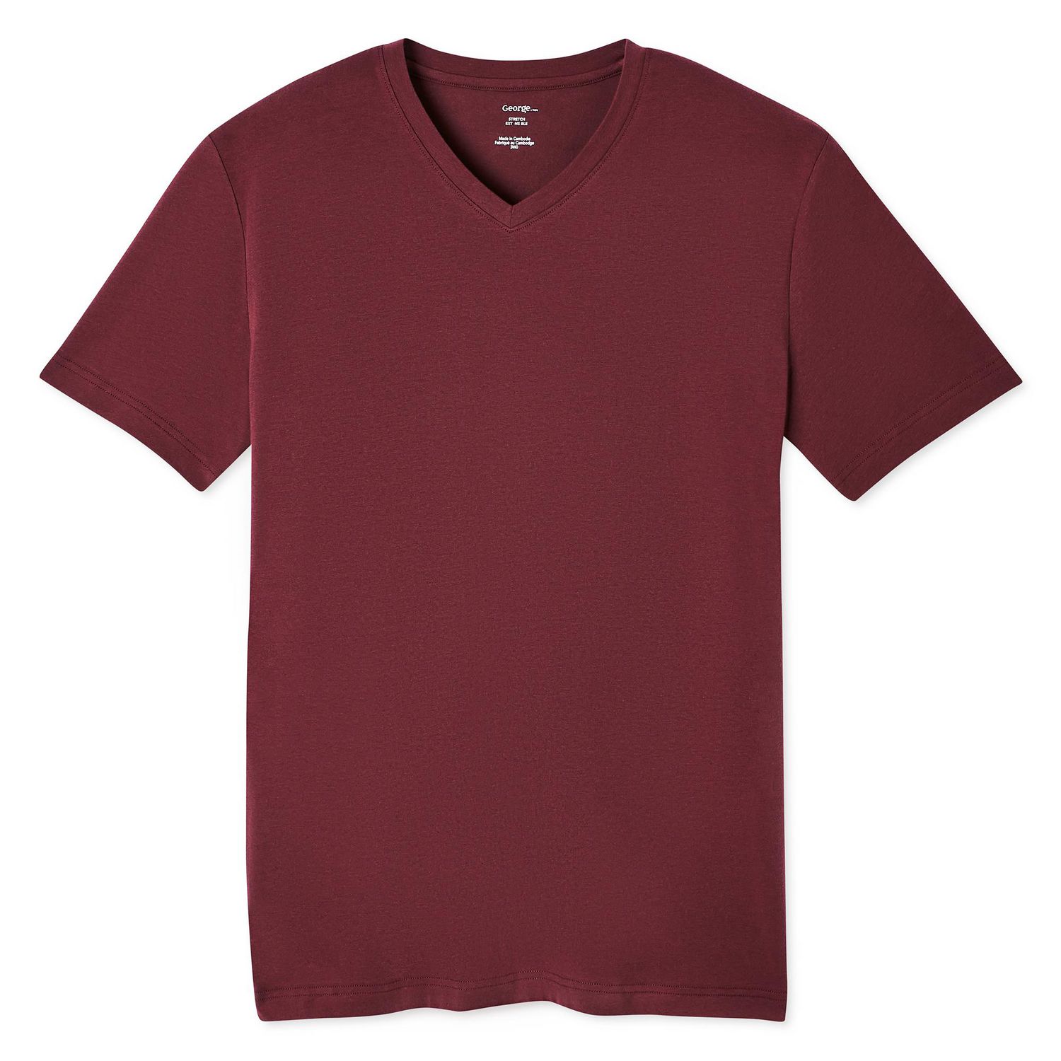 George Men's Stretch V-Neckline Tee
