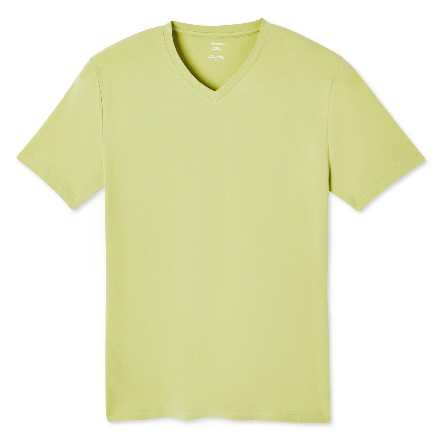 George Men's Stretch V-Neckline Tee