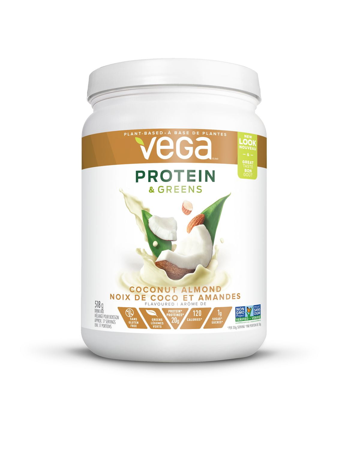 Vega Protein & Greens Protein Powder, Coconut Almond Walmart Canada