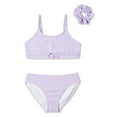thumbnail image 1 of George Girls' Textured Bikini 3-Piece Set, 1 of 2