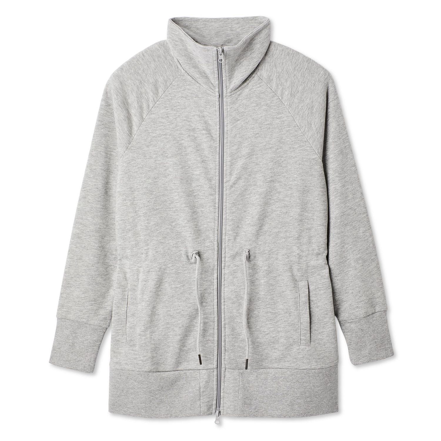 Iyla Women's Full Zip Longline Athleisure Jacket