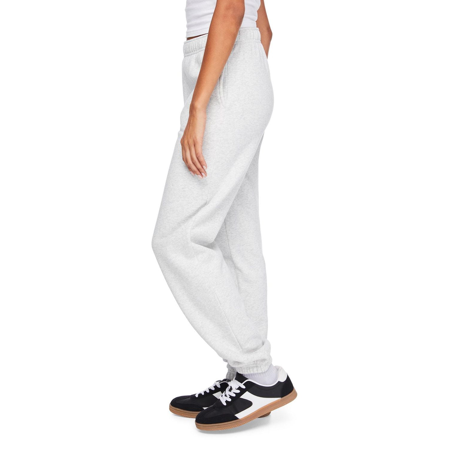 No Boundaries Women's Oversized Fleece Jogger, Sizes XXS-XXL