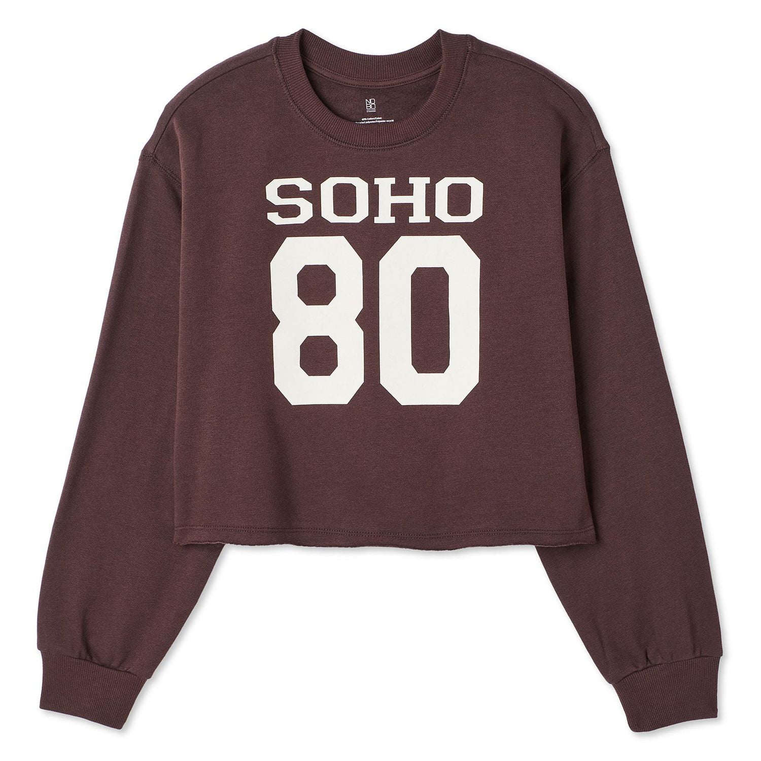 No Boundaries Women's Cropped Fleece Popover