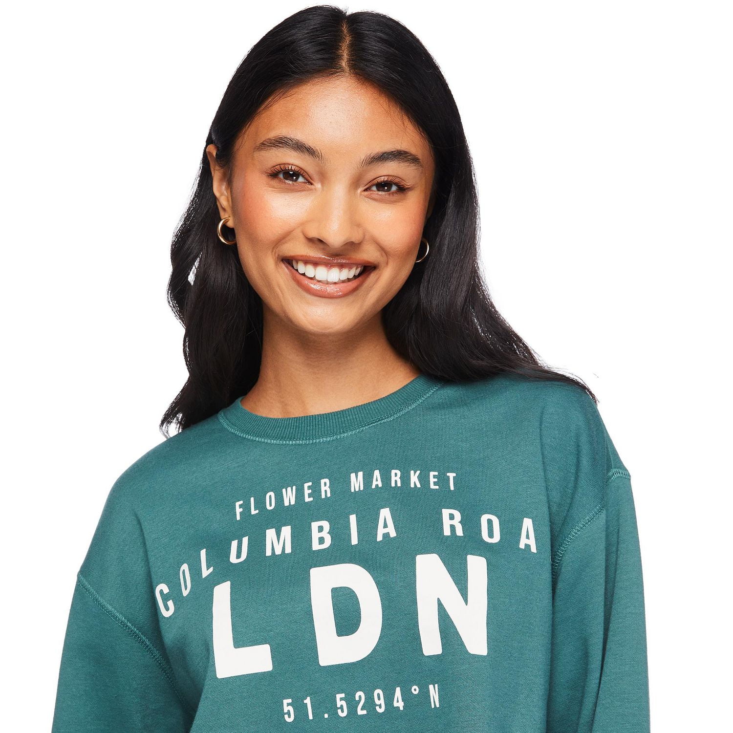 No Boundaries Women's Cropped Fleece Popover, Sizes XS-XXL