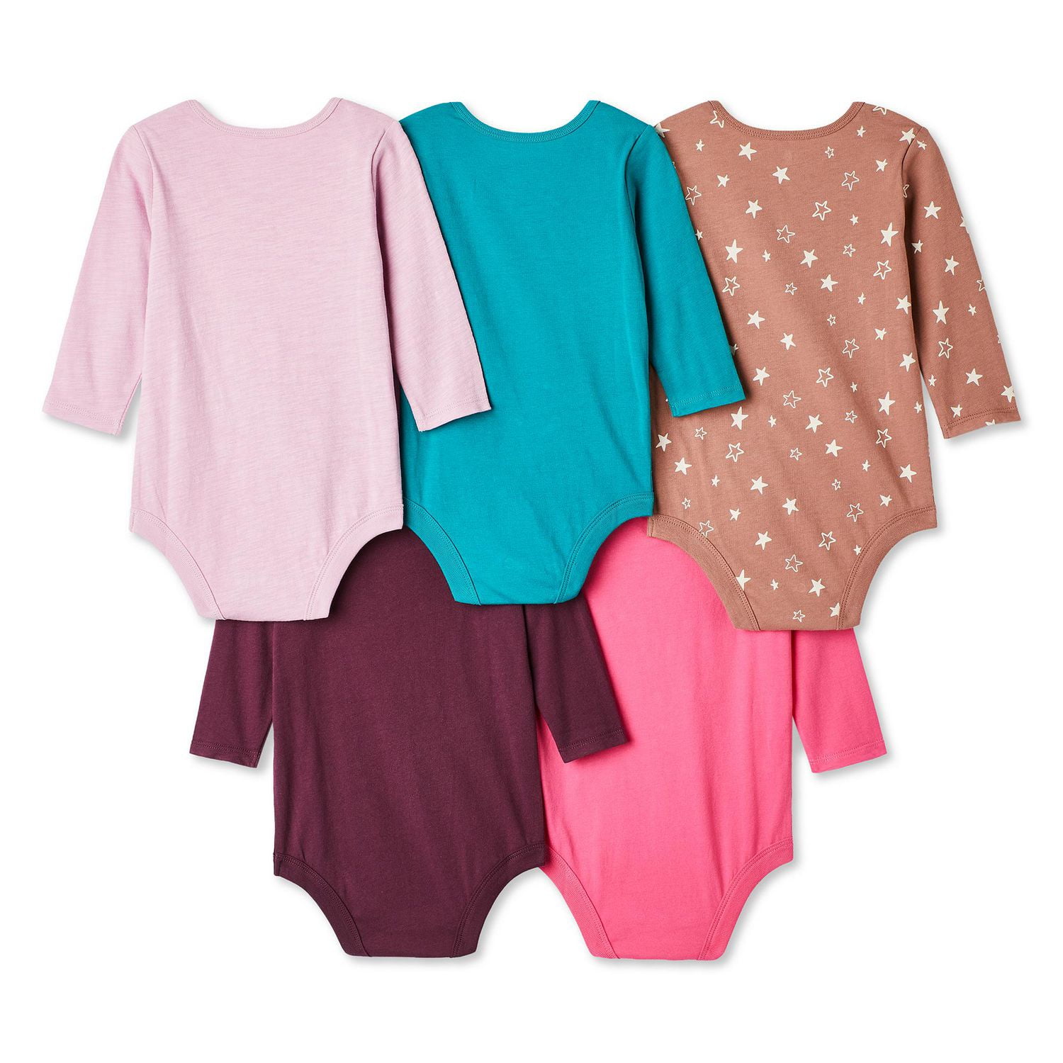 George Baby Girls' Bodysuit 5-Pack